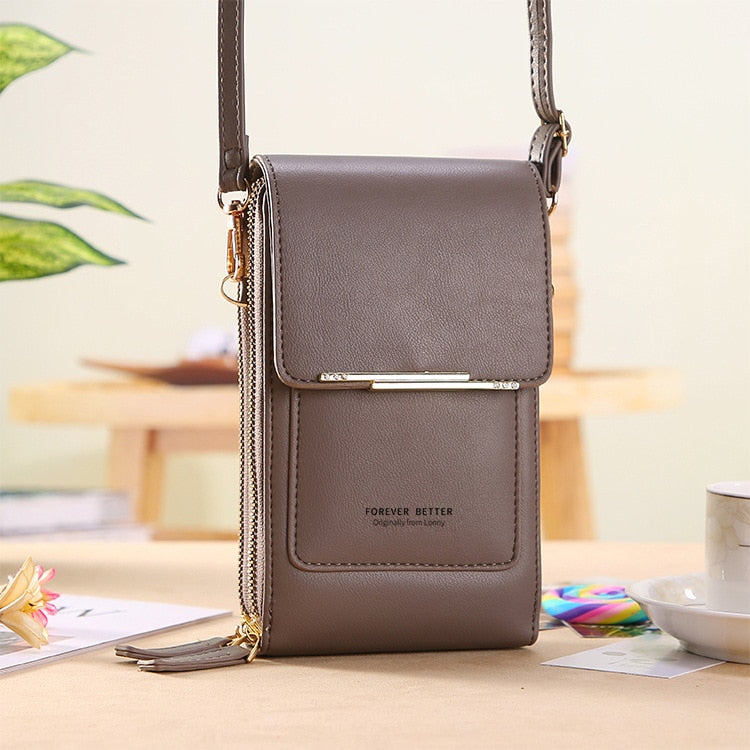 LuxeTouch™ - Bolso de Cuero táctil para Mujer.