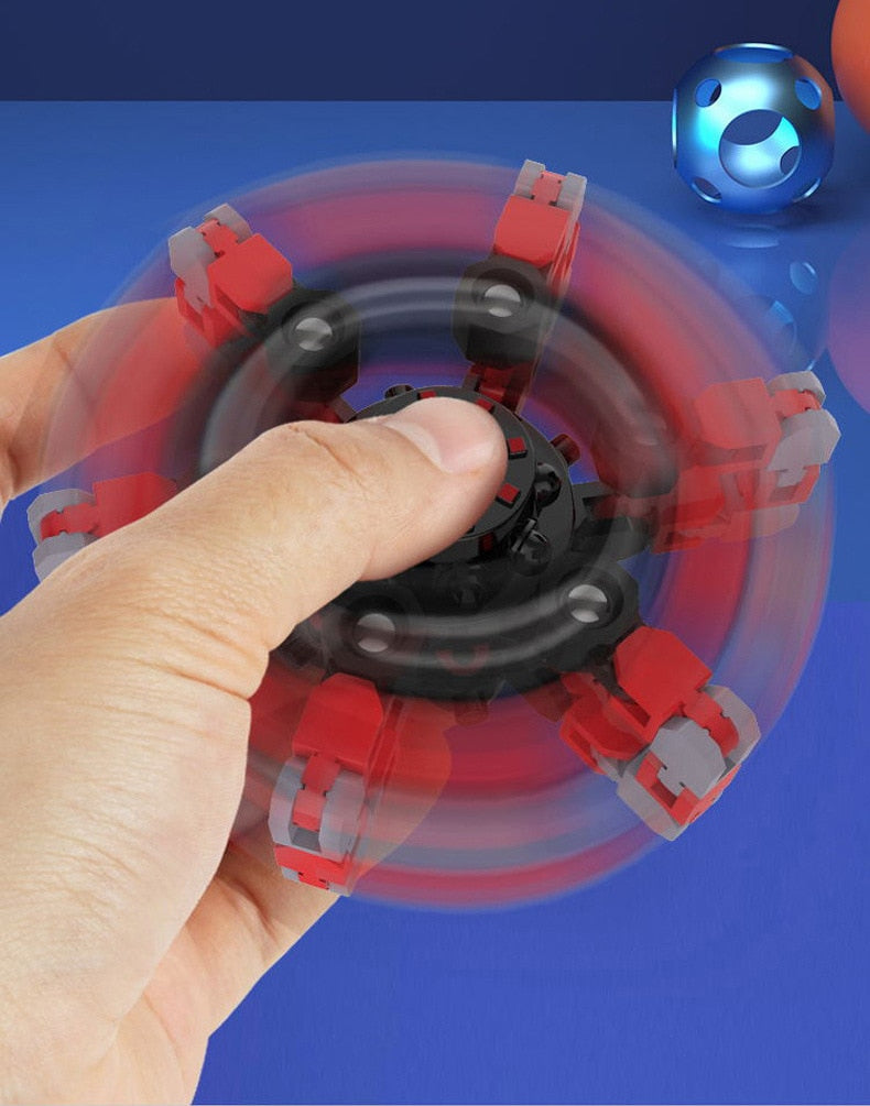 CreatiSpin™: Spinner Mecánico Transformable para Aliviar el Estrés